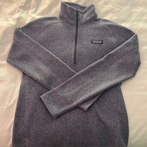 Patagonia Women’s Fleece Pullover Quarter-zip. Medium, purple
